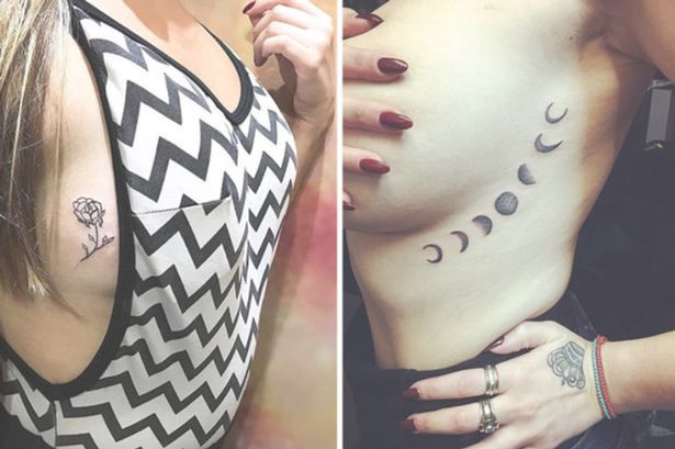 sexy side boob tattoos