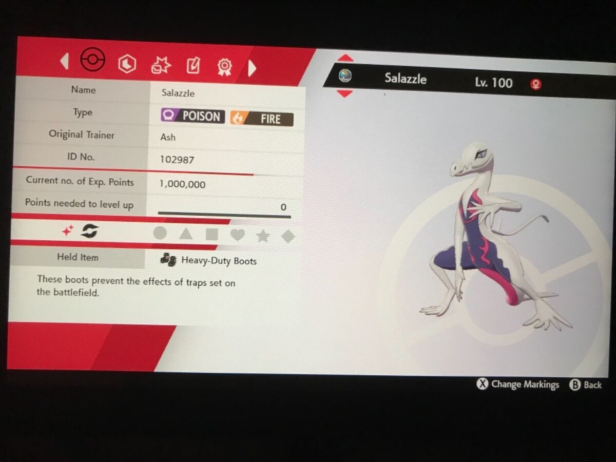 shiny salazzle sword and shield