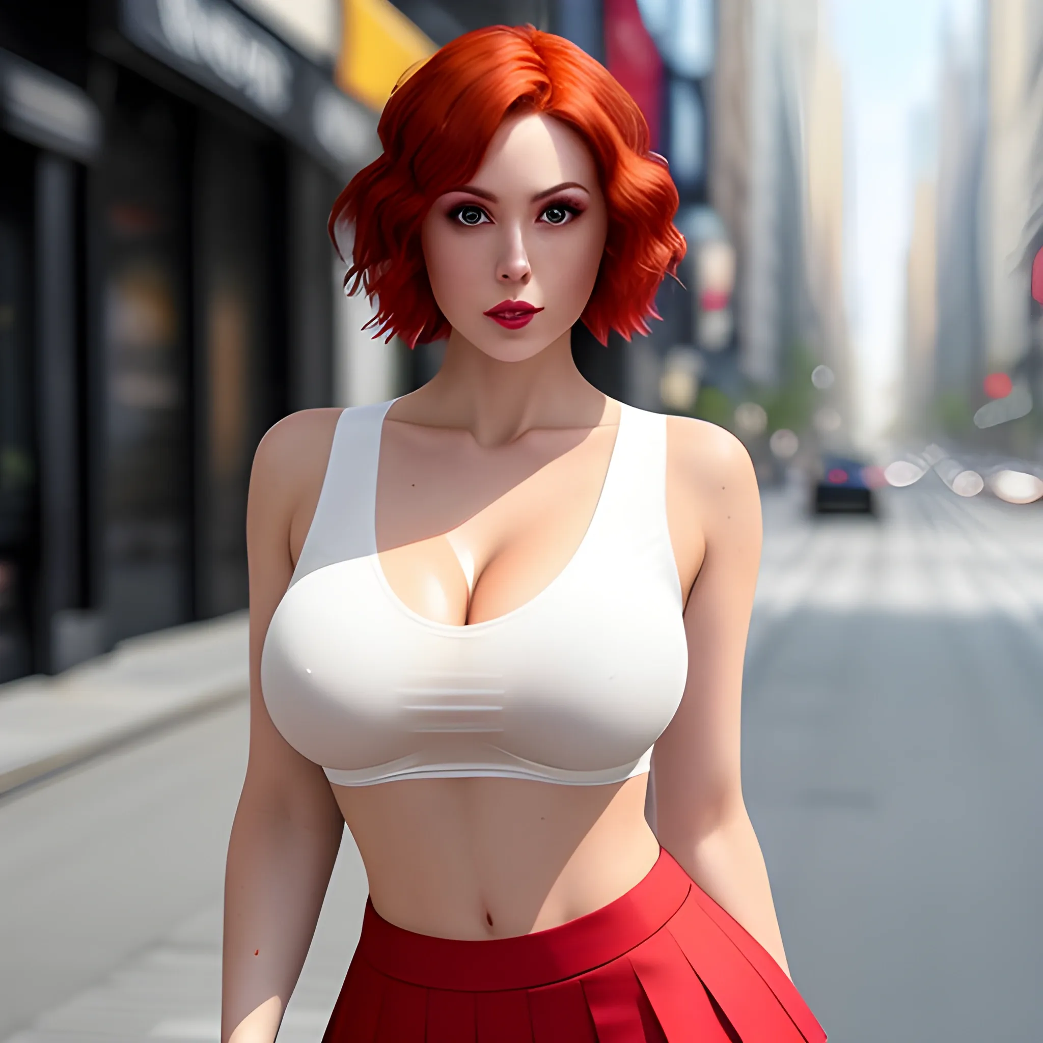 amit mainde recommends Short Red Hair Big Tits