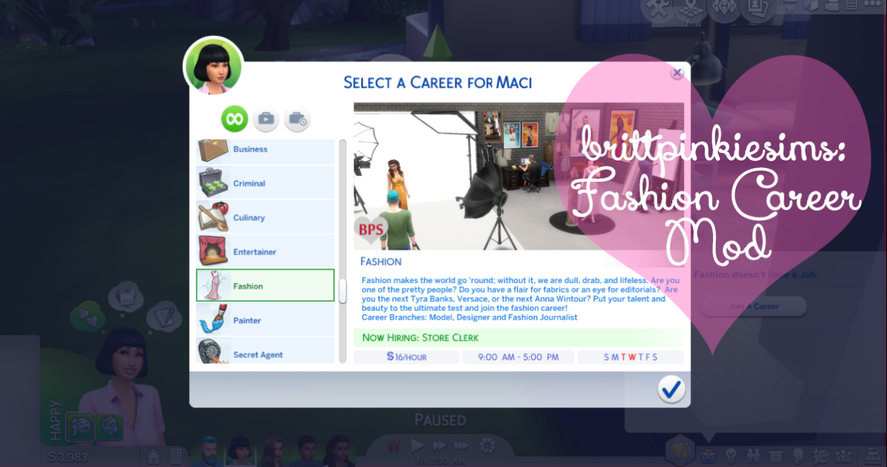 cleo upshaw recommends Sims 4 Sex Career
