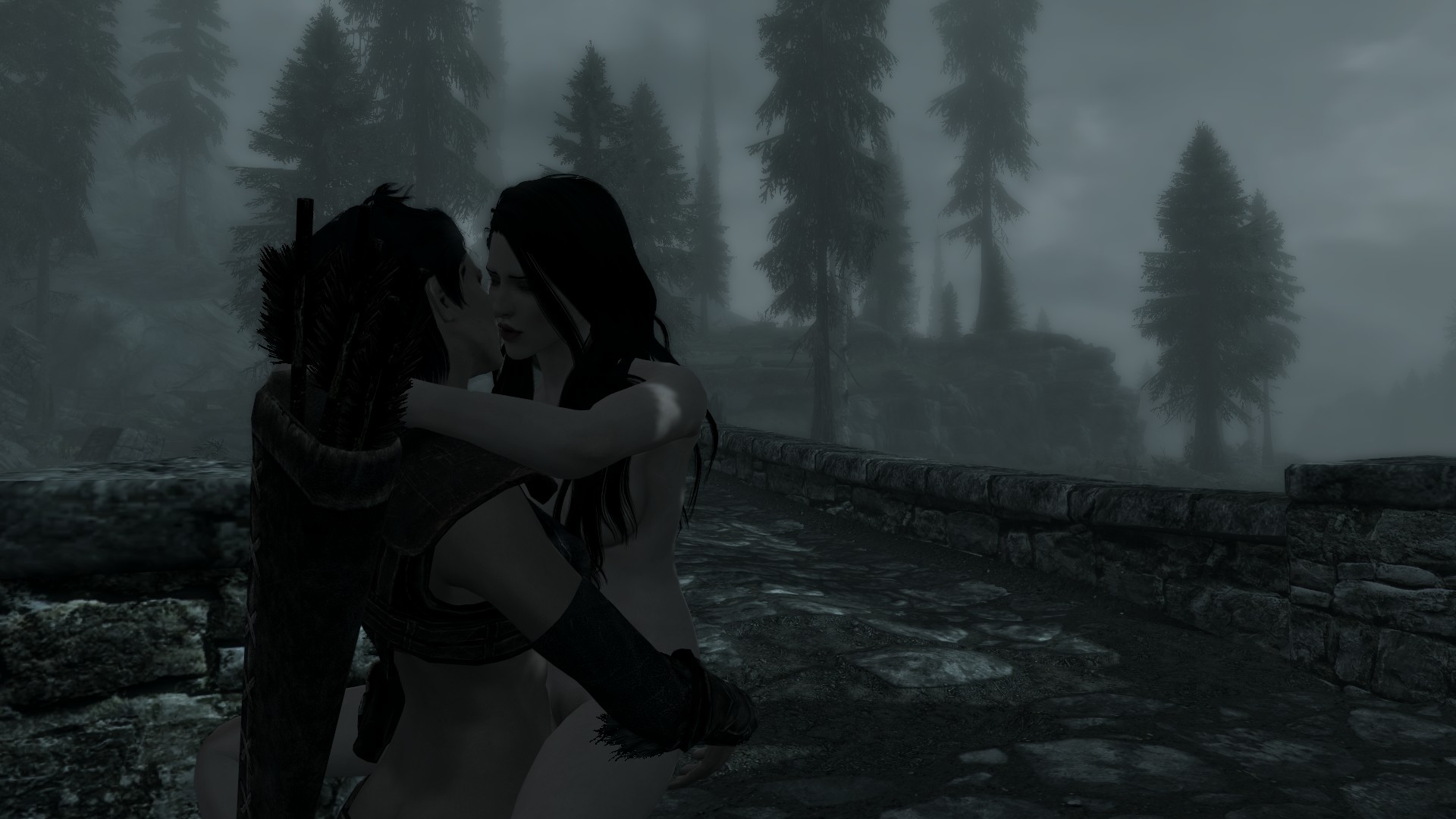 Best of Skyrim kissing animation mod