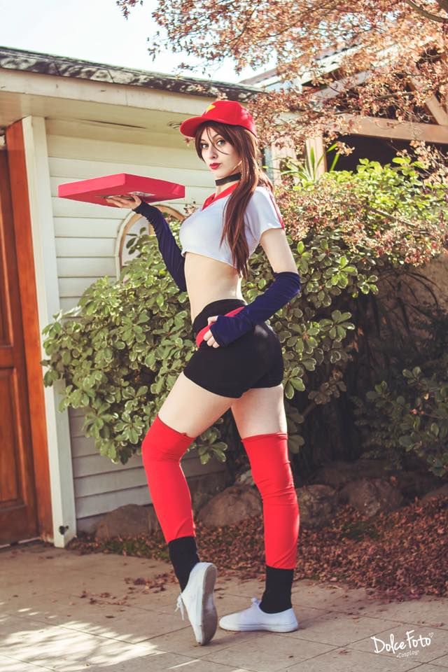 Best of Sneaky pizza girl cosplay