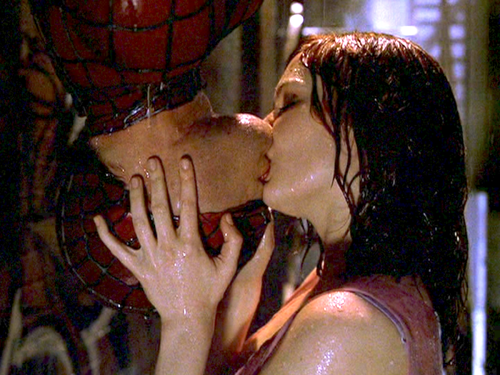 aliva tidale add spiderman upside down kiss gif photo