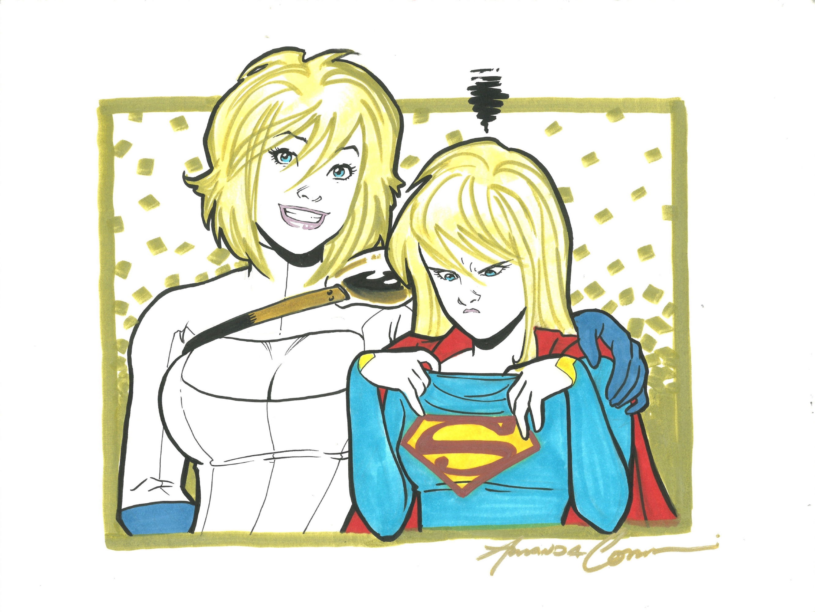 supergirl vs powergirl