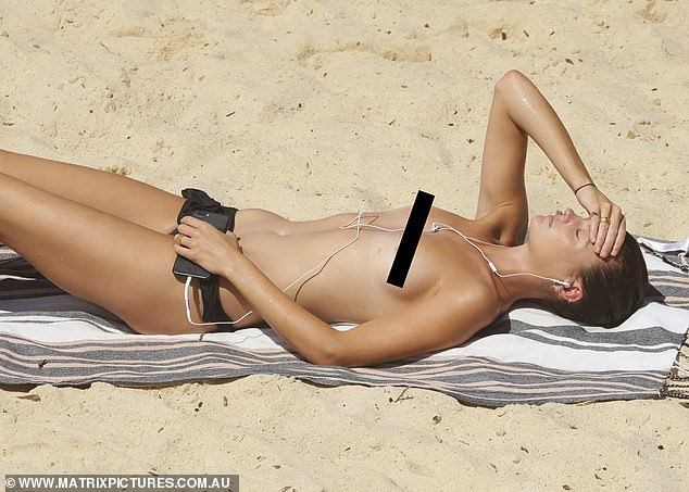 tan lines nude beach
