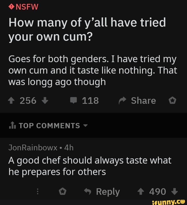 david wickes recommends taste my own cum pic