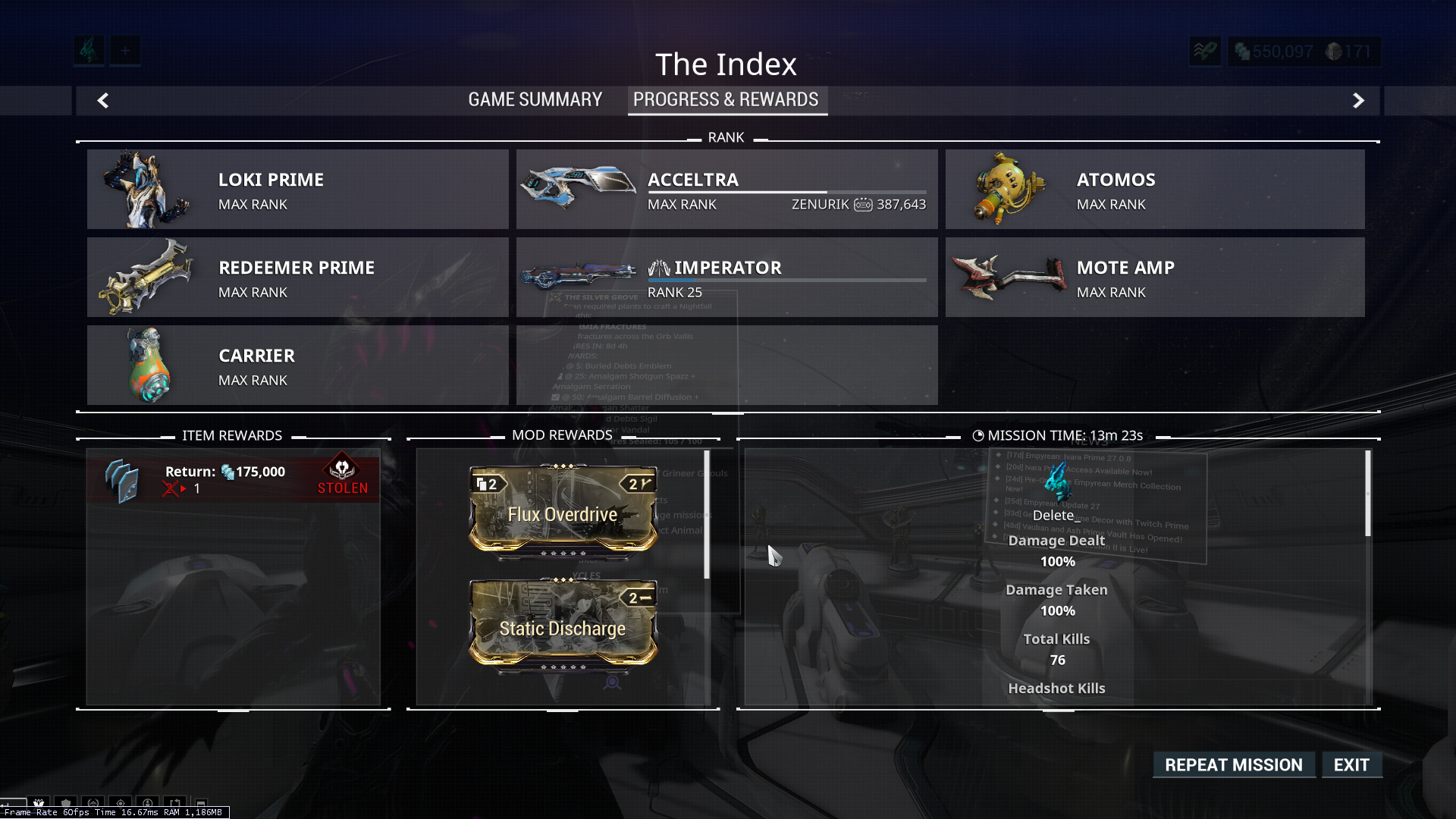 amy vandal recommends The Index Warframe