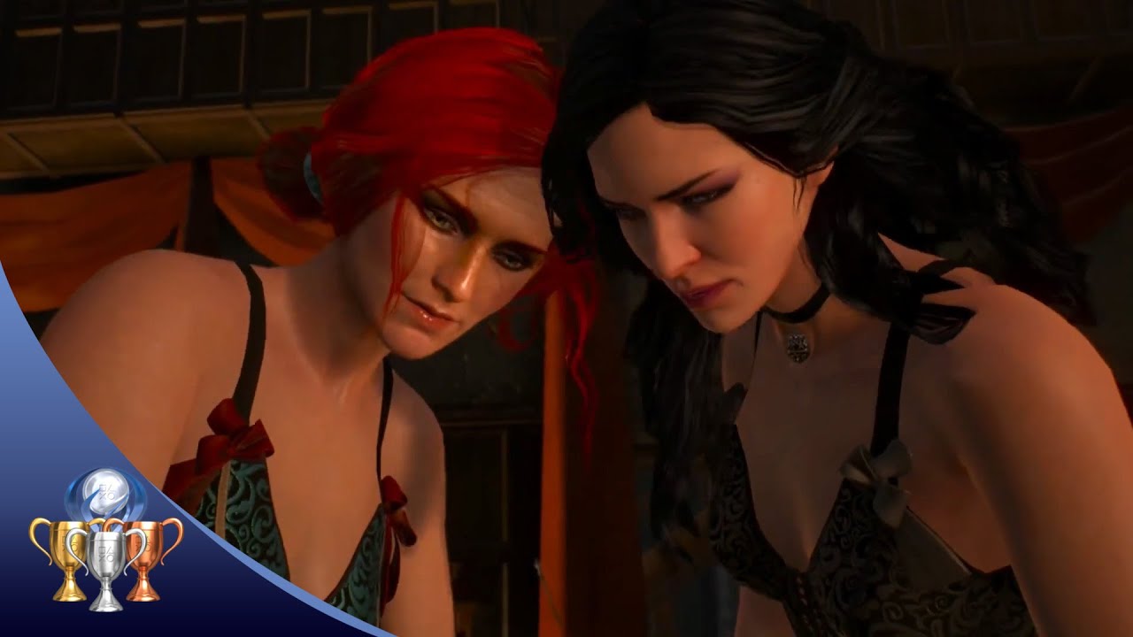 The Witcher 3 Threesome transformation captions