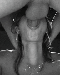 angie swinehart recommends throat bulge blowjob pic