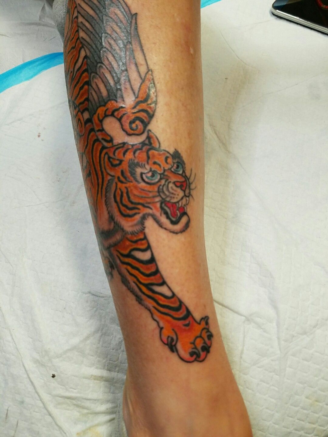 craig hayhurst recommends tiger with wings tattoo pic