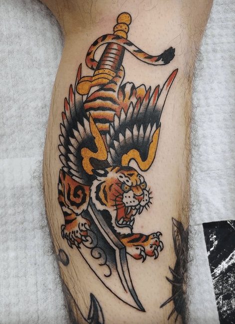 david k harris recommends Tiger With Wings Tattoo