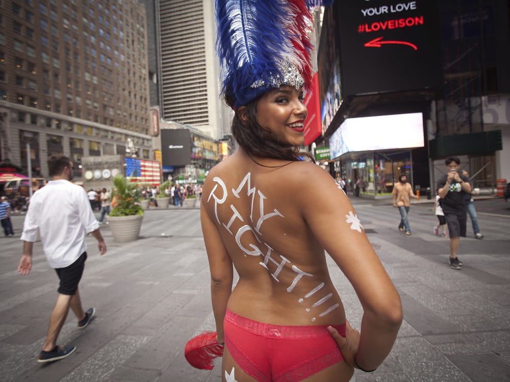 crystal armendarez recommends times square body paint girl pic