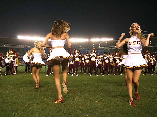 april lawrence recommends usc cheerleader no panties pic