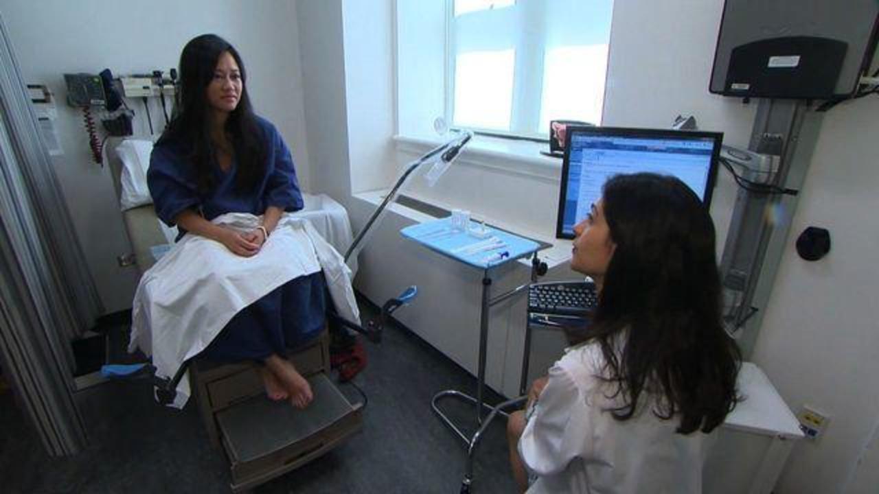 video of pelvic examination