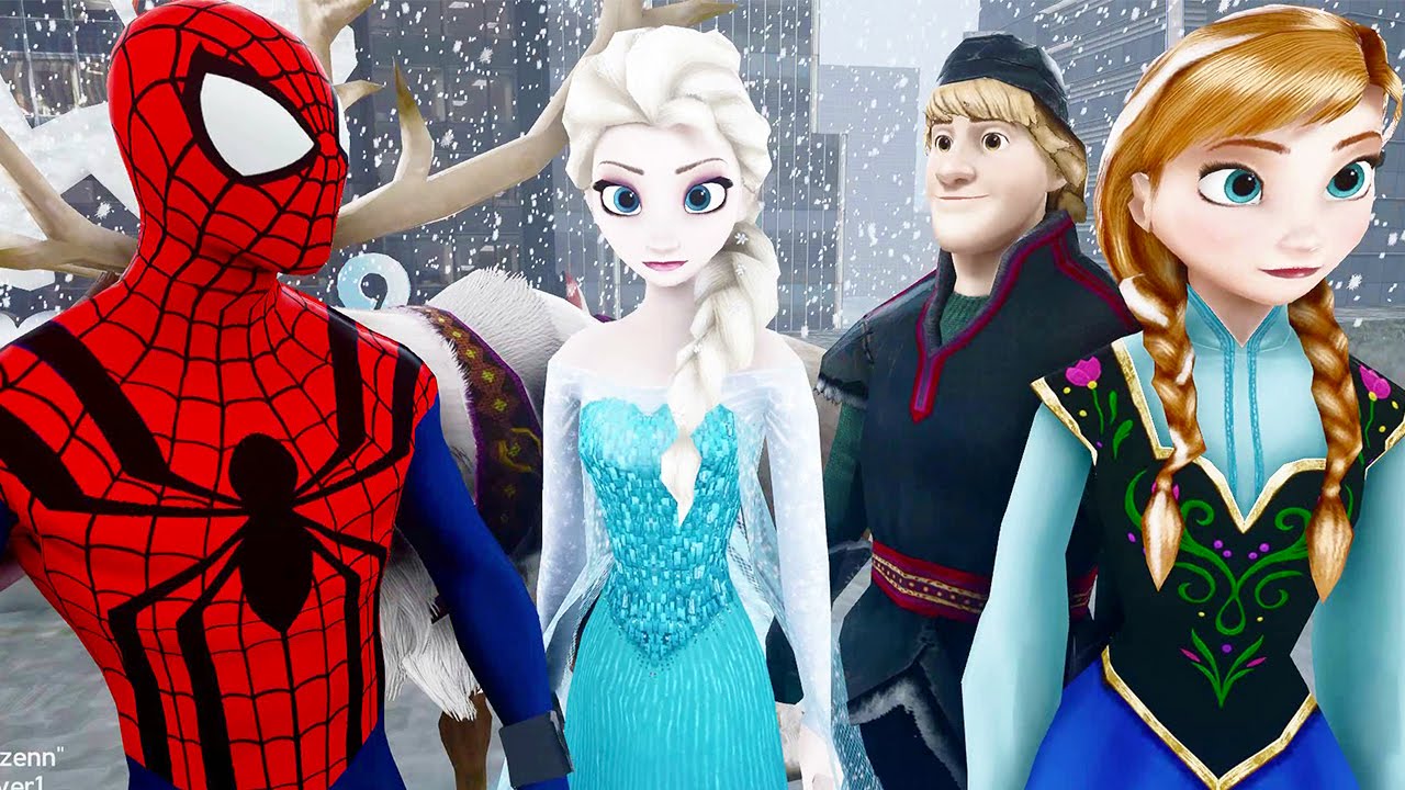 Videos De Frozen Spiderman fresno ca