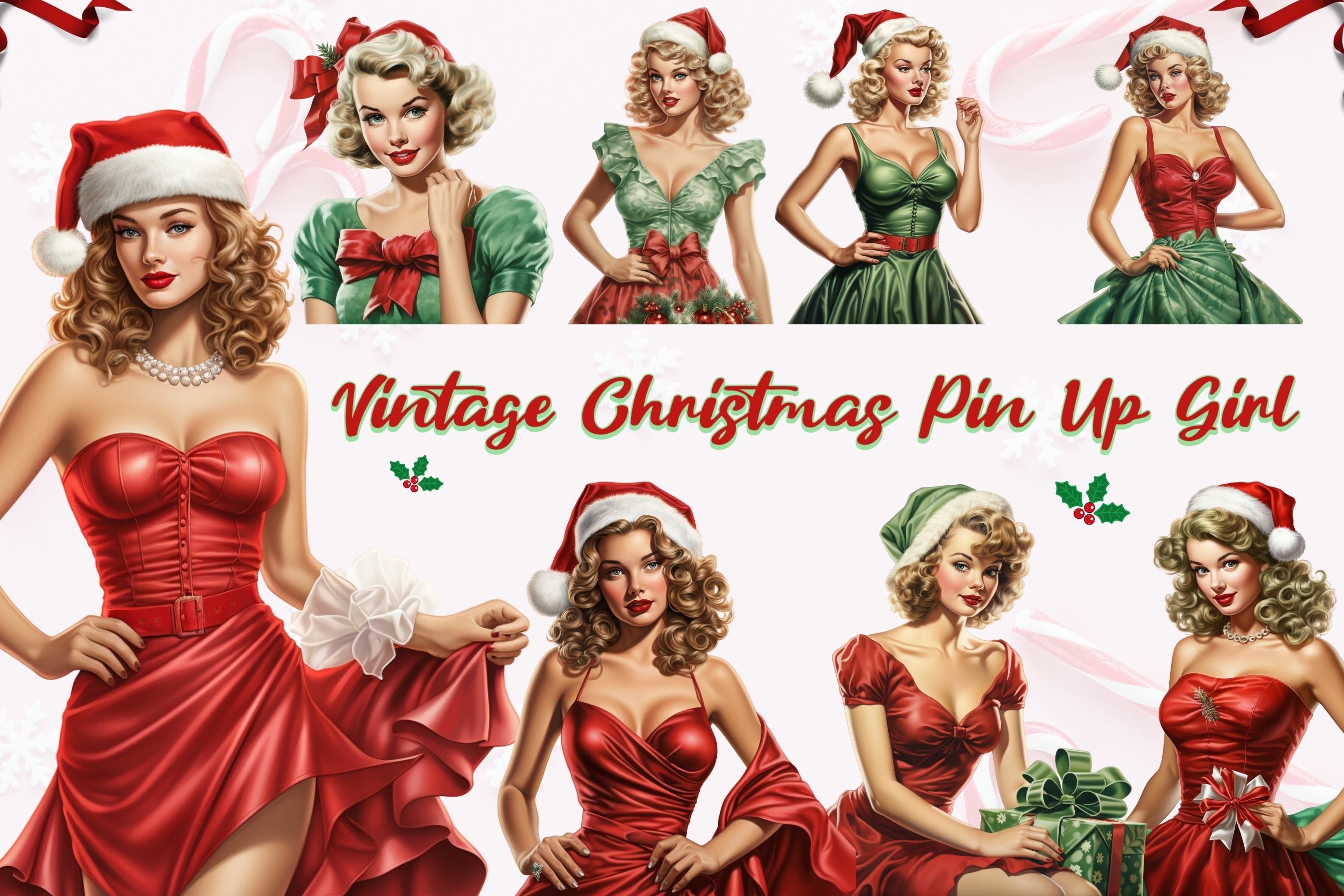 chasidy brooks add vintage christmas pin up girl images photo