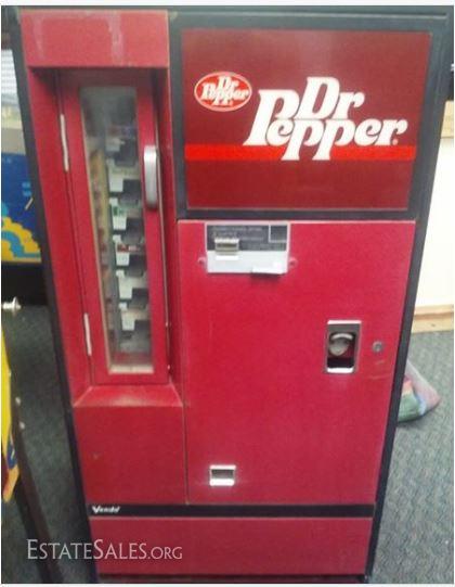 Vintage Dr Pepper Machine top escorte