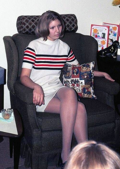 Vintage Pantyhose Pictures style teen