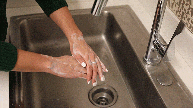 washing hands gif