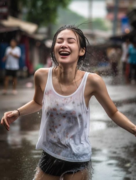 Wet White Tank Top curtis nue