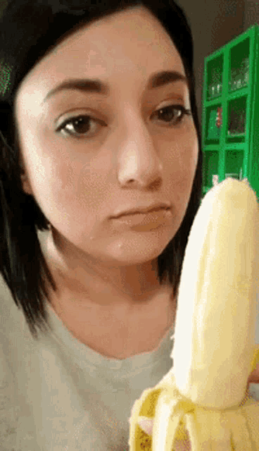 adrian richmond share woman eating banana gif photos