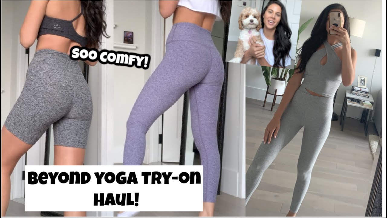 alvin calhoun add yoga pants try on haul photo